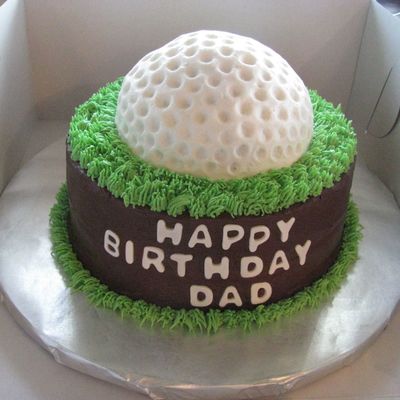 Golf Birthday Cake