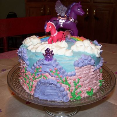Little Pony Castle Cake