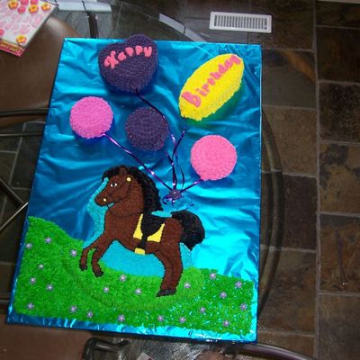 Horse And Balloons