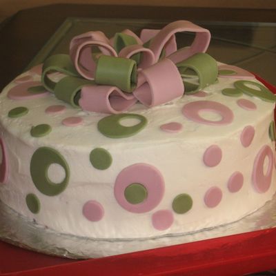 Funky Circles And Bow