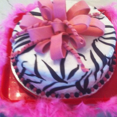 Zebra Pattern And Bow