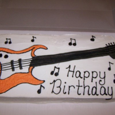 Guitar Cake