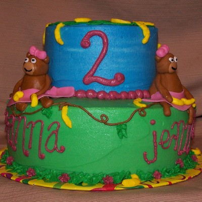 Twin Monkey Cake