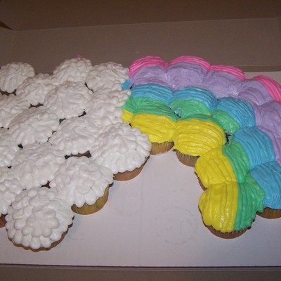 Rainbow Cupcakes