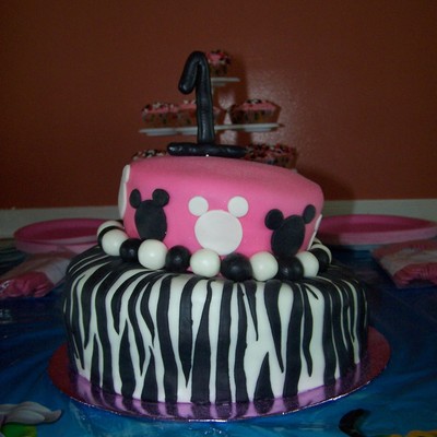 Zebra Print Cake