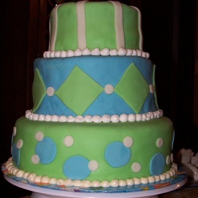 Baby Boy Shower Cake