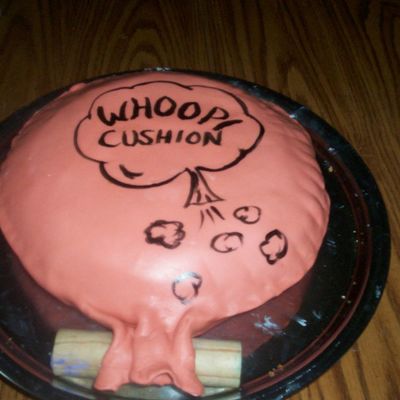 Whoopi Cushion Cake