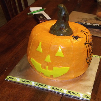 Jack O Lantern Bday Cake