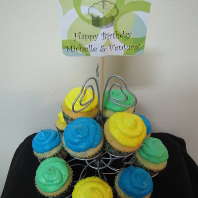 Festive Birthday Cupcakes