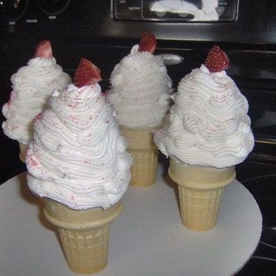 Ice Cream Cone Cupcakes