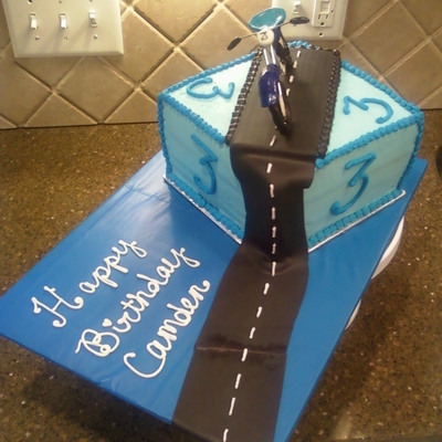 Motorcycle Cake