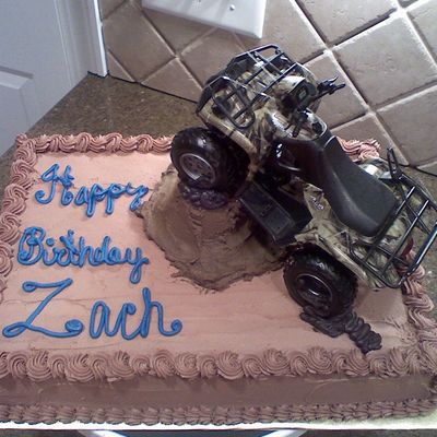Four Wheeler Birthday Cake