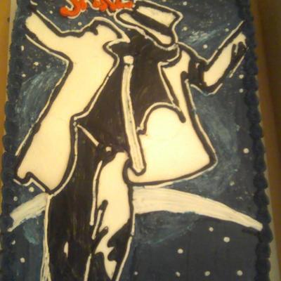 Michaeljackson Moon Walker Cake
