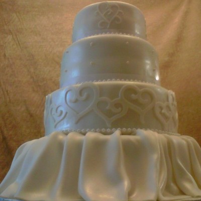 4 Tier Round Wedding Cake Cricut