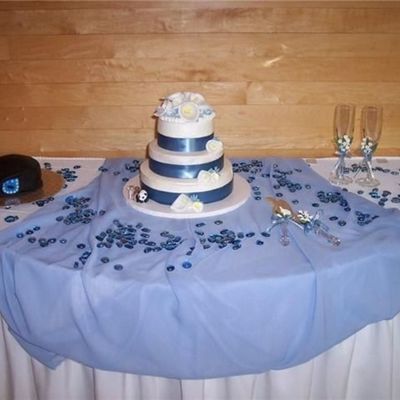 My Son's Wedding Cake And Groom's Cake