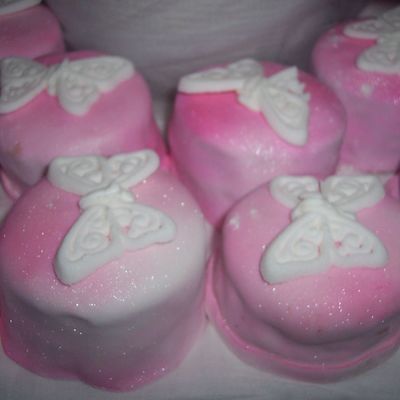 Butterfly Wedding Mini Cakes