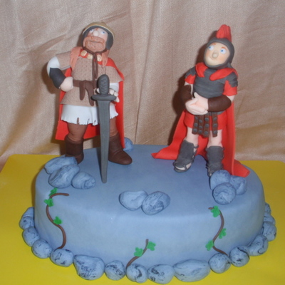 Viking And Roman Legionary