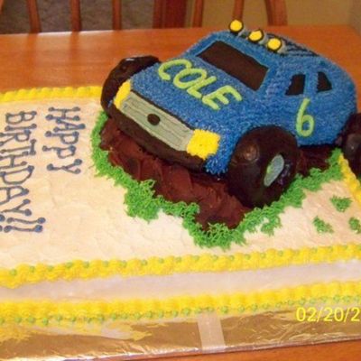 Cole's 6Th Birthday Monster Truck Cake