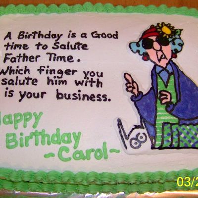 Maxine Birthday Cake