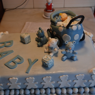 Baby Shower Cake For Boys