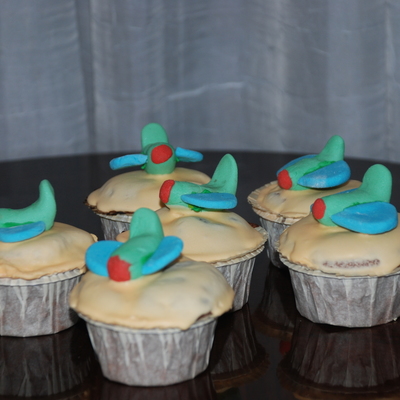 Airplane Cupcakes