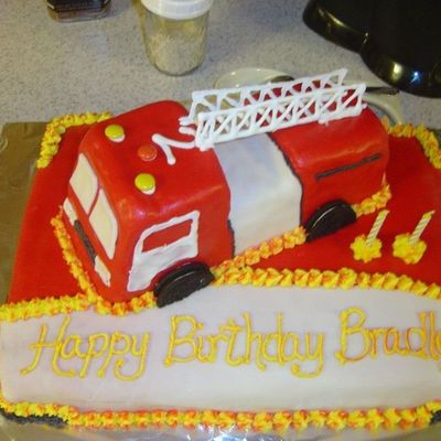 Firetruck Cake
