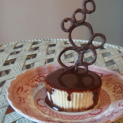 Chocolate Covered Cheesecupcakes