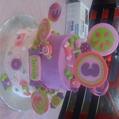 Candy Birthday Cake