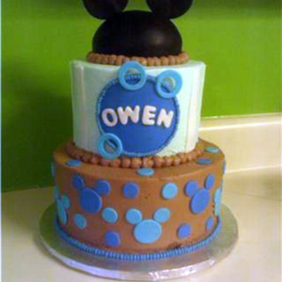 Mickey Mouse Baby Shower Cake