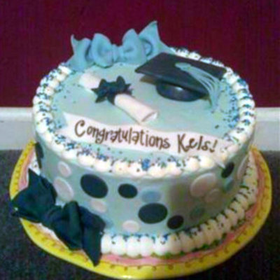 Simple Graduation Cake