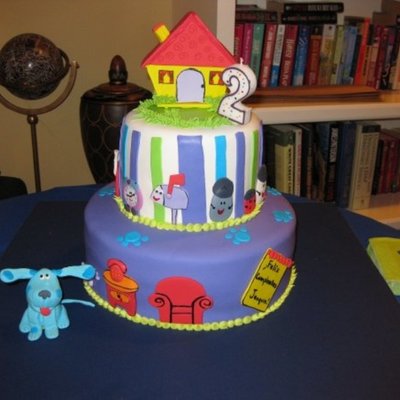 Blues Clue's Cake
