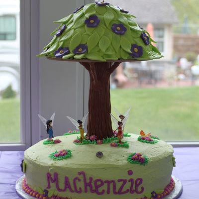 Treetop Tinkerbell Cake