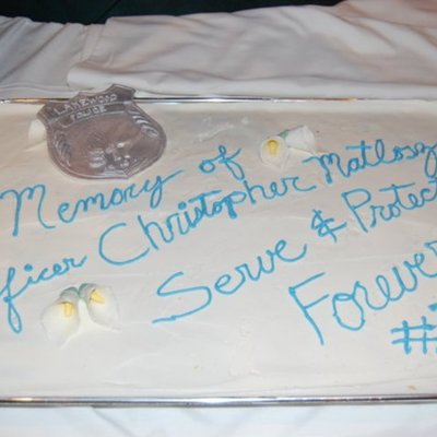 Fallen Officer Memorial Cake