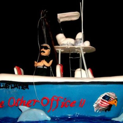 Fishing Boat Cake