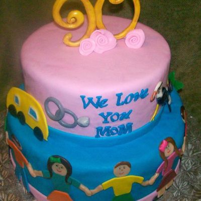 90Th Birthday Cake