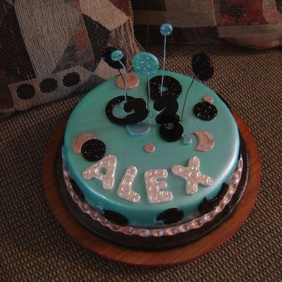 Fondant Birthday Cake