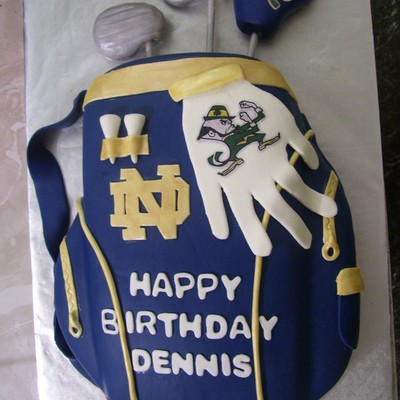Notre Dame Golf Bag