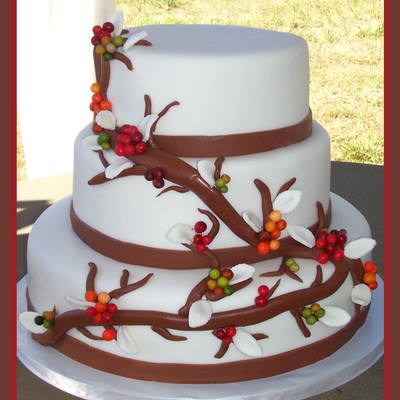 Fall Wedding Cake
