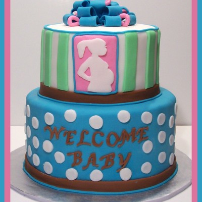Chic Babyshower Cake