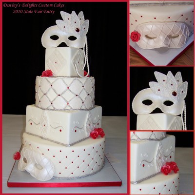 Phantom Of The Opera Wedding Cake