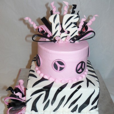 Pink And Zebra Print