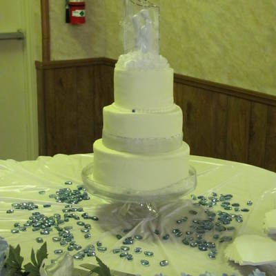 1St 3 Tiered Wedding Cake
