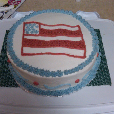 Flag Cake
