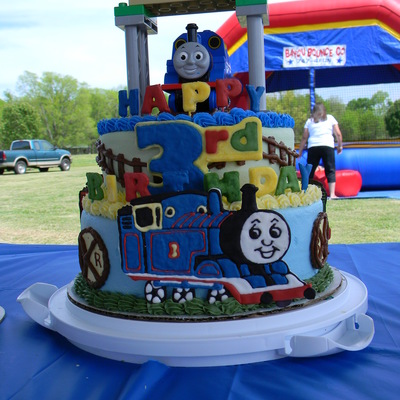 Thomas The Train 3Rd Birthday Cake