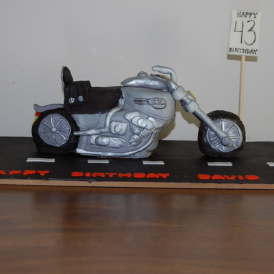 Motorcycle Cake