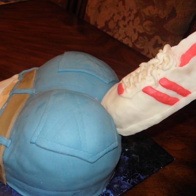 Foot Up Your Butt Cake