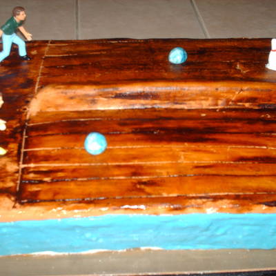 Bowling Alley Cake