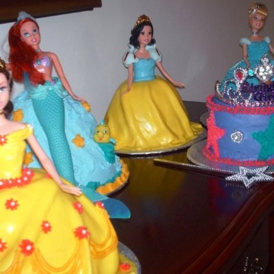 Disney Princess Cakes