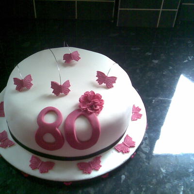 80Th Birthdat Cake
