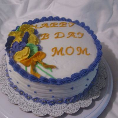 Birthday Floral Spray W/dots